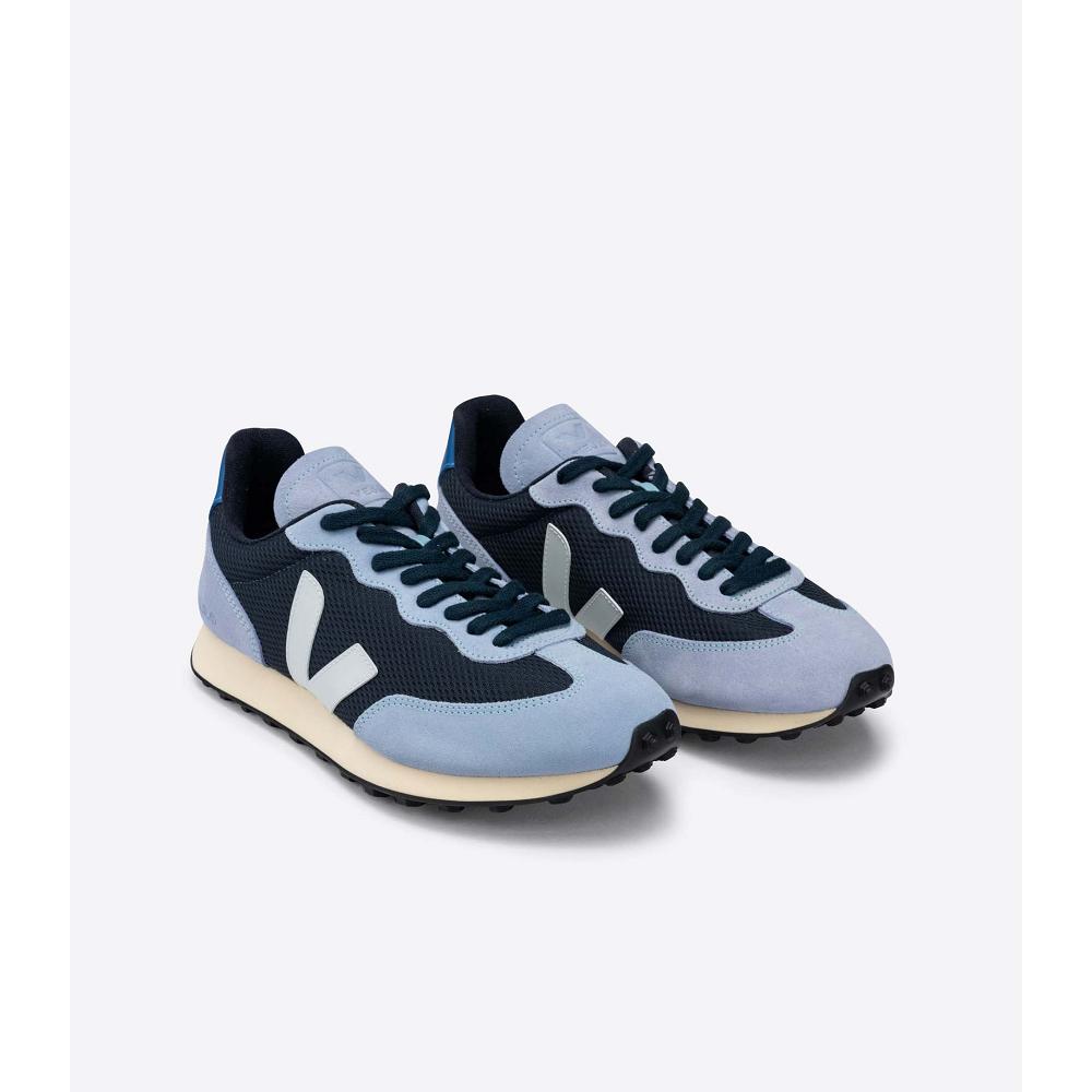 Blue Women's Veja RIO BRANCO ALVEOMESH Running Shoes | AU 419PJJ